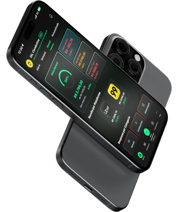 Pagina inicial do aplicativo para motorista